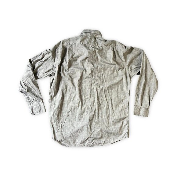 Polo Ralph Lauren Shirt Mens Gray Button Up Classic Fit Long Sleeve Size XL 16 - Picture 2 of 6